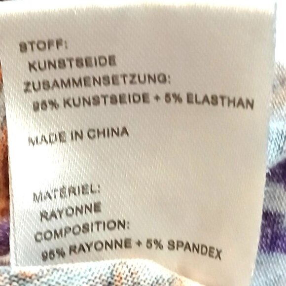 Women's Oversize Ruffle Tunic Size XL Mandala Bohemian Hippie Hipster Scoop Neck - Picture 6 of 6